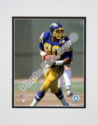 Kellen Winslow "1984 Action" Double Matted 8" x 10" Photograph (Unframed)