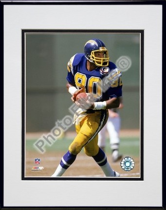 Kellen Winslow "1984 Action" Double Matted 8" x 10" Photograph in Black Anodized Aluminum Frame