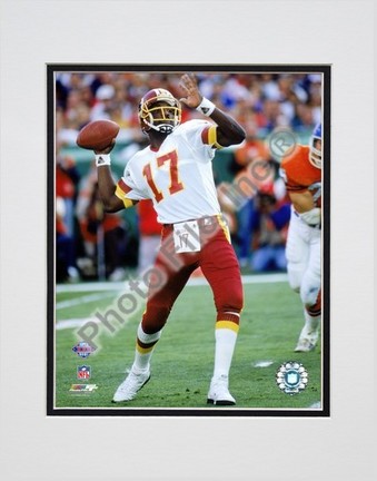 Doug Williams "Super Bowl XXII 1988 Passing Action" Double Matted 8" x 10" Photograph (Unframed)