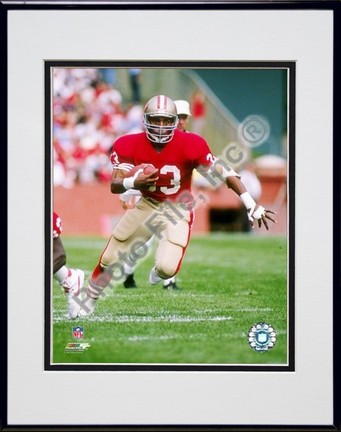 Roger Craig "1988 Action" Double Matted 8" x 10" Photograph in Black Anodized Aluminum Frame