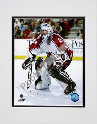 Patrick Roy "1998 Action" Double Matted 8" x 10" Photograph (Unframed)