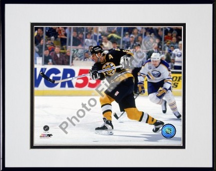 Cam Neely "Action" Double Matted 8" x 10" Photograph in a Black Anodized Aluminum Frame