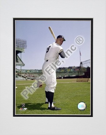 Roger Maris "1960 Posed Batting" Double Matted 8" x 10" Photograph (Unframed)