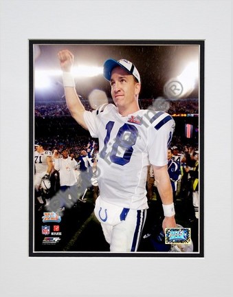 Peyton Manning "Super Bowl XLI Celebration (#25)" Double Matted 8" x 10" Photograph (Unframed)