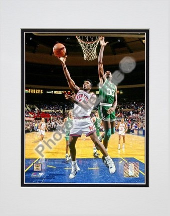 Charles Oakley "1990 Action" Double Matted 8" x 10" Photograph (Unframed)