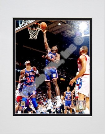 Charles Oakley "1991 Action" Double Matted 8" x 10" Photograph (Unframed)
