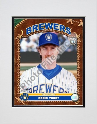 Robin Yount "2007 Vintage Studio Plus" Double Matted 8" x 10" Photograph (Unframed)