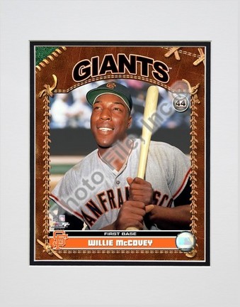Willie McCovey "2007 Vintage Studio Plus" Double Matted 8" x 10" Photograph (Unframed)