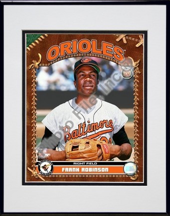 Frank Robinson "2007 Vintage Studio Plus" Double Matted 8" x 10" Photograph in Black Anodized Alumin