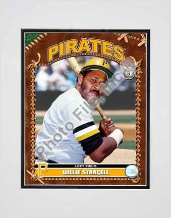 Willie Stargell "2007 Vintage Studio Plus" Double Matted 8" x 10" Photograph (Unframed)