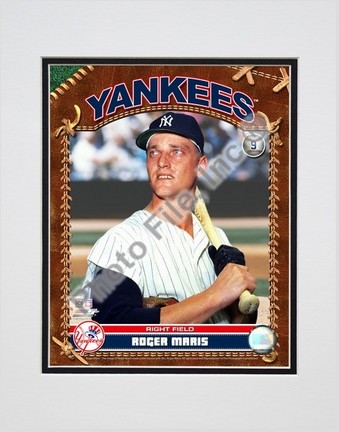 Roger Maris "Studio Plus" Double Matted 8" x 10" Photograph (Unframed)