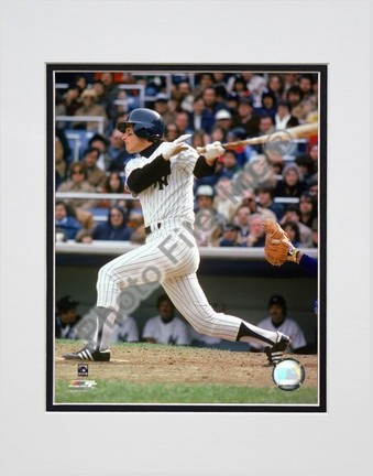 Bucky Dent "1979 Batting Action" Double Matted 8" x 10" Photograph (Unframed)