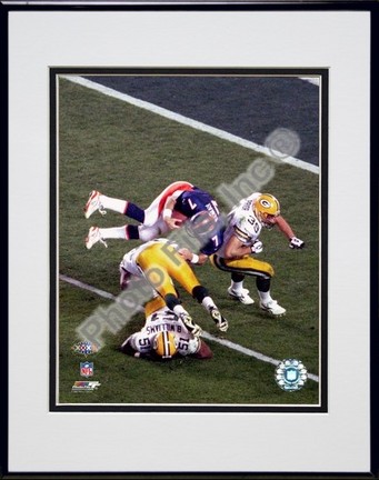 John Elway "1998 Action (Super Bowl XXXII )" Double Matted 8" x 10" Photograph in Black Anodized Alu