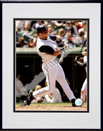 Casey Blake "2007 Batting Action" Double Matted 8" x 10" Photograph in Black Anodized Aluminum Frame