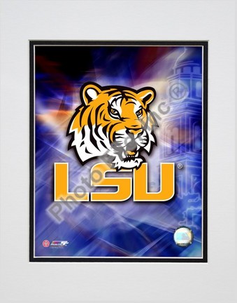 Louisiana State (LSU) Tigers "Logo" Double Matted 8” x 10” Photograph (Unframed)