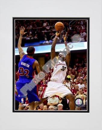 LeBron James "2007 Playoff Action" Double Matted 8" x 10" Photograph (Unframed)