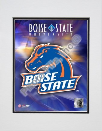Boise State Broncos "University Logo" Double Matted 8" x 10" Photograph (Unframed)