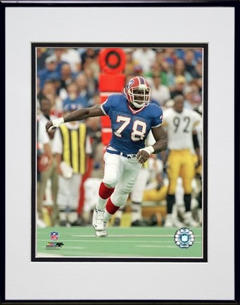 Bruce Smith "Action" Double Matted 8” x 10” Photograph in Black Anodized Aluminum Frame