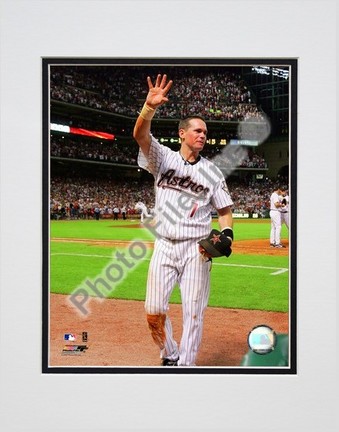 Craig Biggio 2007 3,000th Career Hit (Wave)"" Double Matted 8” x 10” Photograph (Unframed)