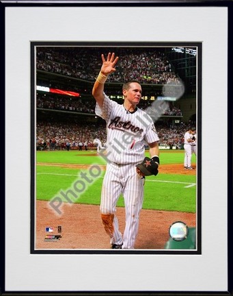 Craig Biggio 2007 3,000th Career Hit (Wave)"" Double Matted 8” x 10” Photograph in Black Anodized Aluminum