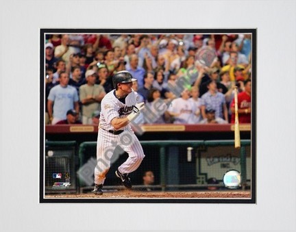 Craig Biggio 2007 3,000th Career Hit (Swing) Double Matted 8” x 10” Photograph (Unframed)