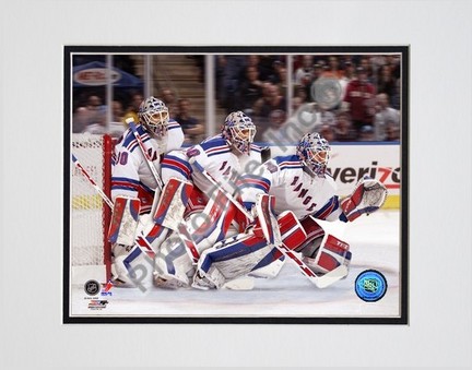 Henrik Lundqvist "2007 Multi Exposure" Double Matted 8" x 10" Photograph (Unframed)