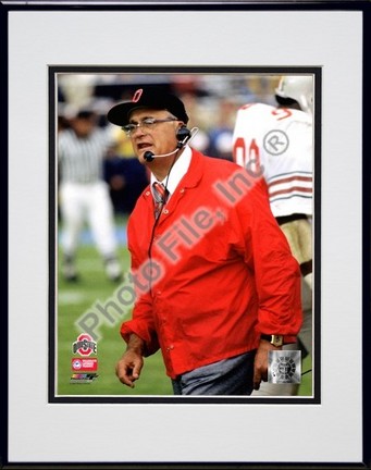 Woody Hayes "Ohio State Buckeyes (#2)" Double Matted 8" x 10" Photograph in Black Anodized Aluminum 