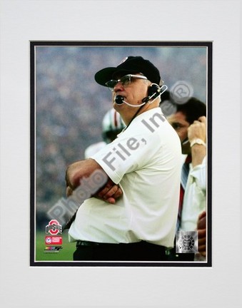 Woody Hayes "Ohio State Buckeyes (#1)" Double Matted 8" x 10" Photograph (Unframed)