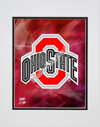 Ohio State Buckeyes "Logo" Double Matted 8" x 10" Photograph (Unframed)