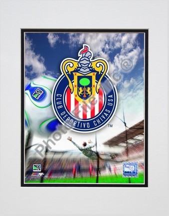 Chivas USA Club Deportivo "2007 Team Logo" Double Matted 8" x 10" Photograph (Unframed)
