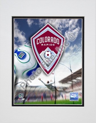 Colorado Rapids "2007 Team Logo" Double Matted 8" x 10" Photograph (Unframed)