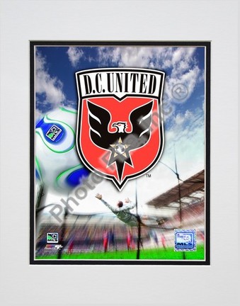 D.C. United "2007 Team Logo" Double Matted 8" x 10" Photograph (Unframed)
