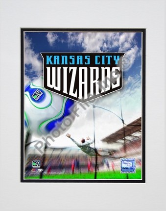 Kansas City Wizards "2007 Team Logo" Double Matted 8" x 10" Photograph (Unframed)