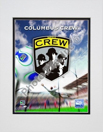 Columbas Crew "2007 Team Logo" Double Matted 8" x 10" Photograph (Unframed)