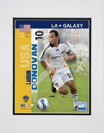 Landon Donovan "2007 International Series #26" Double Matted 8" x 10" Photograph (Unframed)