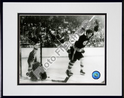 Bobby Orr "1970 Action" Double Matted 8" x 10" Photograph in Black Anodized Aluminum Frame