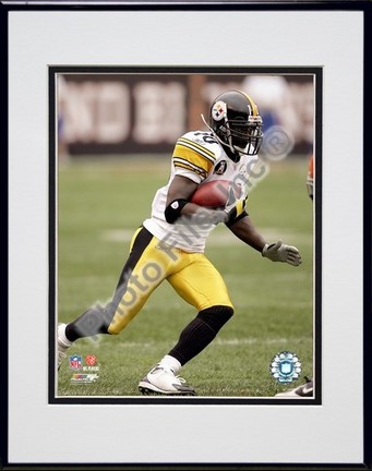 Santonio Holmes "2007 Action" Double Matted 8" x 10" Photograph in Black Anodized Aluminum Frame