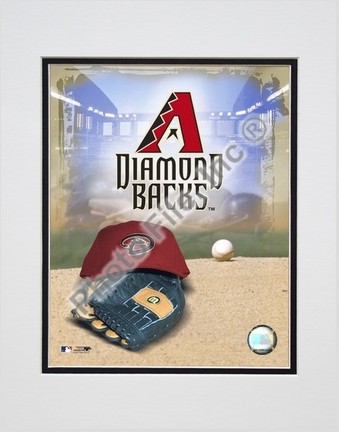 Arizona Diamond Backs 2007 "Logo" Double Matted 8” x 10” Photograph (Unframed)