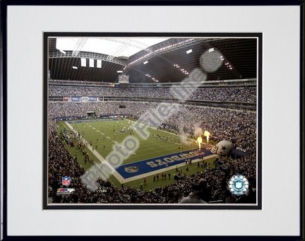 Dallas Cowboys "2007 Texas Stadium" Double Matted 8" x 10" Photograph in Black Anodized Aluminum Fra