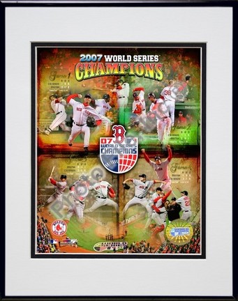 Boston Red Sox "2007 World Series Champions Portrait Plus" Double Matted 8" x 10" Photograph in Blac