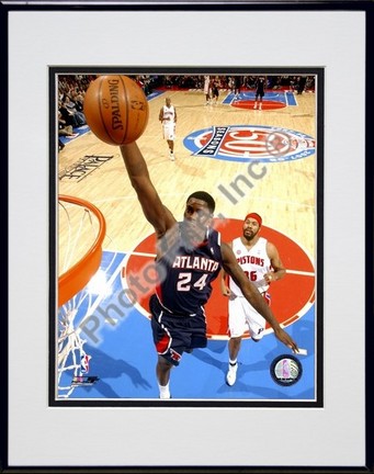 Marvin Williams "2007 - 2008 Action Court Shot" Double Matted 8" x 10" Photograph in Black Anodized 