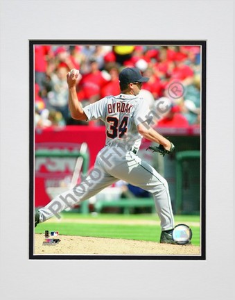 Tim Byrdak "2007 Action" Double Matted 8” x 10” Photograph (Unframed)