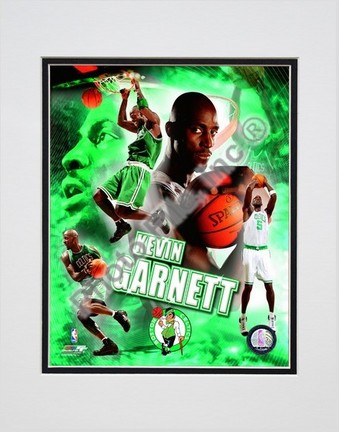 Kevin Garnett "2007 Portrait Plus" Double Matted 8" x 10" Photograph (Unframed)