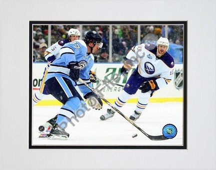 Sidney Crosby "2008 Winter Classic #1" Double Matted 8" x 10" Photograph (Unframed)