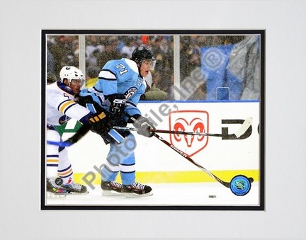 Evgeni Malkin "2007 Winter Classic" Double Matted 8" x 10" Photograph (Unframed)
