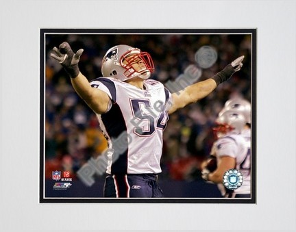 Tedy Bruschi "2007 Action" Double Matted 8" x 10" Photograph (Unframed)
