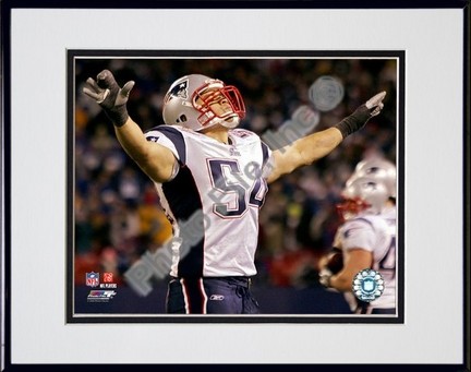 Tedy Bruschi "2007 Action" Double Matted 8" x 10" Photograph in Black Anodized Aluminum Frame