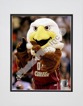 Baldwin, The Boston College Eagles Mascot 2007 Double Matted 8” x 10” Photograph (Unframed)