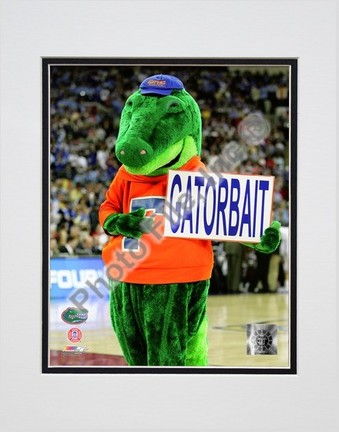 University of Florida - Gators Mascot, Albert E Gator, 2006 Double Matted 8” x 10” Photograph (Unframed)