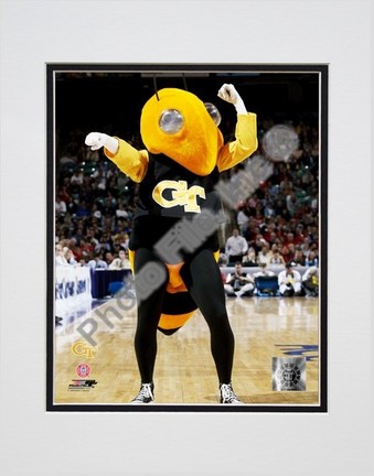 Georgia Tech Yellow jacket Mascot, 2003" Double Matted 8” x 10” Photograph (Unframed)
